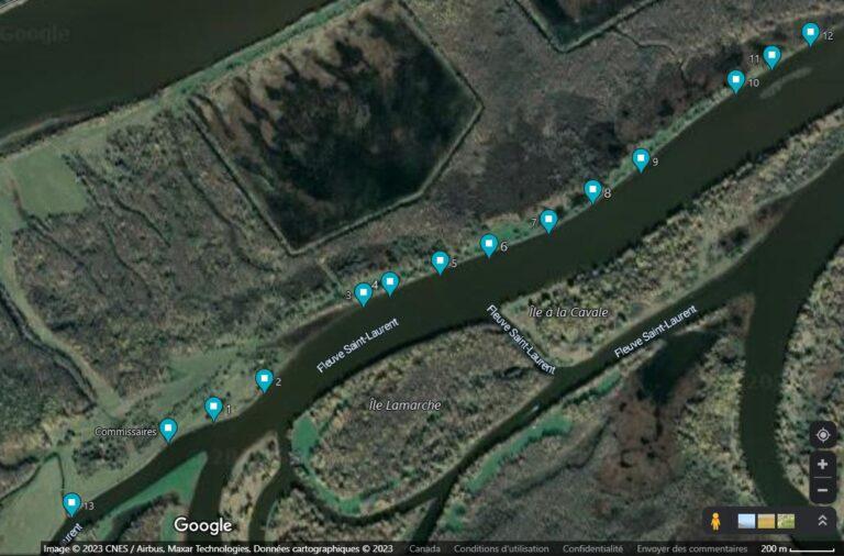 Sites de pêche CCQ 2024